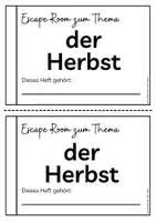 Vorschau - Arbeitsblätter - Escape-Room zum Thema HERBST (fächerübergreifend) - Seite 2