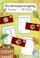Vorschau - Arbeitsblätter - Rechenspaziergang - Herbst (ZR1000) - Deckblatt