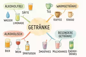 Vorschau - Arbeitsblätter - Arbeitsblatt "Getränke" + interaktive Lösung & MP3 + Mindmap + Infografik - Seite 3