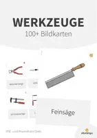 Vorschau - Poster - Werkzeuge: 100+ Bildkarten für den Werk- und Technikunterricht - Deckblatt