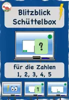 Vorschau - Präsentationen/Tafelbilder - Blitzblick Schüttelbox - Zahlzerlegung 1, 2, 3, 4, 5 - Deckblatt