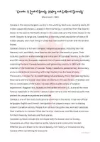 Vorschau - Arbeitsblätter - Canada: An Introduction - Seite 1
