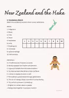 Vorschau - Arbeitsblätter - New Zealand and the Haka: reading, speaking, vocabulary - Seite 2