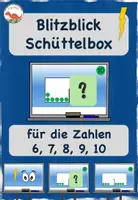 Vorschau - Präsentationen/Tafelbilder - Blitzblick Schüttelbox - Zahlzerlegung 6, 7, 8, 9, 10 - Deckblatt