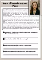 Vorschau - Stationenlernen - Zuwanderung nach Deutschland - Arbeitsblätter - Seite 3