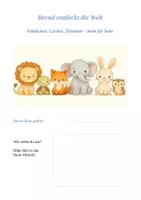 Vorschau - Mal- und Bastelvorlagen - Bernd etdeckt die Welt - Mit ihm wird Lernen zum Abenteuer! - Seite 1