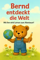 Vorschau - Mal- und Bastelvorlagen - Bernd etdeckt die Welt - Mit ihm wird Lernen zum Abenteuer! - Deckblatt