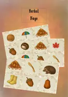 Vorschau - Spiele - Herbst Bingo Kindergarten - Deckblatt