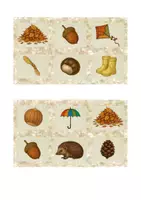 Vorschau - Spiele - Herbst Bingo Kindergarten - Seite 1