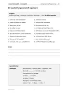 Vorschau - Stationenlernen - Dialog A2 "Fahrgemeinschaft organisieren" - 18 Fragen inkl. Redemittel & Leitfaden - Seite 1