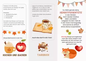 Vorschau - Arbeitsblätter - Broschüre mit Aufgaben für die Herbstferien - Seite 1