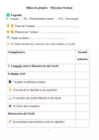 Aperçu - Fiches - Bilan de progrès MS (annuel) (synthétique) - Page de couverture