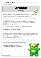 Vorschau - Stationenlernen - Division mit Rest im ZR 100 - Rechenwendekarten | Klasse 2 - Seite 2