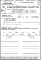Vorschau - Arbeitsblätter - Nomen Wortbausteine (-heit, -keit, -ung, -nis): Heft + Tafelmaterial - Seite 2