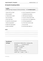 Aperçu - Feuilles d'exercices - Dialogue A2 « Expliquer un retard » – 18 questions avec expressions clés & guide - Page 1