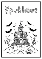 Vorschau - Arbeitsblätter - 30 Ausmalbilder mit einzigartigen Motiven zu Halloween - Seite 1