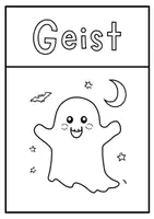Vorschau - Arbeitsblätter - 30 Ausmalbilder mit einzigartigen Motiven zu Halloween - Seite 3