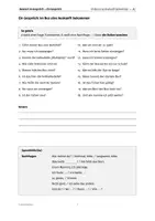Aperçu - Feuilles d'exercices - Dialogue A2 « Demander une information dans le bus » – 18 questions avec expressions clés & guide - Page 1