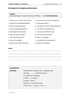 Aperçu - Feuilles d'exercices - Dialogue A2 « Réserver un billet de train en ligne » – 18 questions avec expressions clés & guide - Page 1