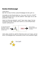 Vorschau - Spiele - Domino-Leseschnitzeljagd Lesespaziergang Homeschooling (fünfach differenziert) - Seite 1