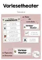 Vorschau - Poster - Vorlesetheater - Tafelmaterial - Deckblatt