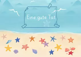 Vorschau - Präsentationen/Tafelbilder - "Eine gute Tat" - Reflexions- und Gesprächsimpulse - Seite 1