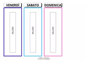anteprima - Materiale di supporto/inclusione - AGENDA VISIVA SETTIMANALE in CAA - Pagina 3
