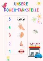 Vorschau - Anderer Materialtyp - Achtsamkeitsübung: Power-Tankstelle für Kinder - Deckblatt