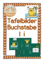 Vorschau - Präsentationen/Tafelbilder - Tafelbilder Buchstabe/Laut Ii ie - Deckblatt