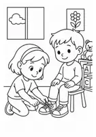 Vorschau - Mal- und Bastelvorlagen - Klassenregeln Klasse 1 (bebildert) - Seite 2