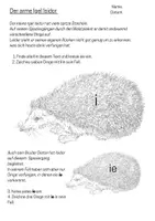 Vorschau - Unterrichtsreihen - Das I - Der arme Igel Isidor - Seite 1
