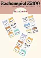 Vorschau - Arbeitsblätter - Tierisches Rechenspiel ZR100 / Addieren / Subtrahieren / Multiplizieren - Deckblatt
