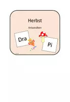 Vorschau - Arbeitsblätter - Klettmappe (TEACCH-Mappe) mit Anlautsilben zum Herbst - Seite 2