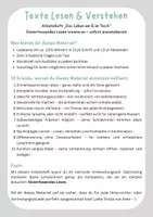 Vorschau - Arbeitsblätter - Lese-Training: 10 Sachtexte Das Leben am & im Teich - Seite 1