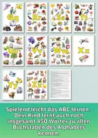 Vorschau - Arbeitsblätter - ABC-Lernbuch für Vorschule & Kindergarten – Buchstaben, Anlaute und Wortschatz spielerisch lernen - Seite 2