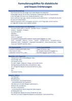 Vorschau - Arbeitsblätter - Erörterung - Formulierungshilfen Redewendungen (Basis-Version) - Seite 1