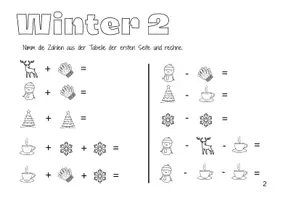 Vorschau - Spiele - Winter-Suchrätsel für die Volksschule / Grundschule - Seite 2