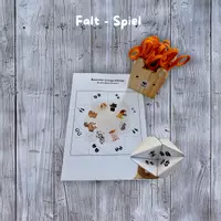 Vorschau - Stationenlernen - 🐮 Bauernhof Schnipp schnapp falten Himmel und Hölle - Deckblatt