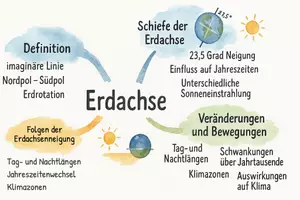 Vorschau - Arbeitsblätter - Arbeitsblatt "Erdachse" + Onlineübung & MP3 + Mindmap + Infografik - Seite 3