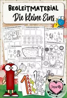 Vorschau - Arbeitsblätter - Die kleine Eins | Begleitmaterial: Zahlenlehrgang / Ziffernschreibkurs - Deckblatt