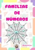 Vista previa - Juegos / Gamificación - Telarañas con arañas de todas las familias numéricas - Portada