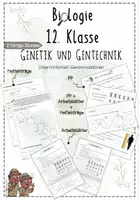 Vorschau - Arbeitsblätter - Genetik: Genommutationen | Biologie 12 | 2 fertige Unterrichtsstunden | sofort einsestzbar - Deckblatt