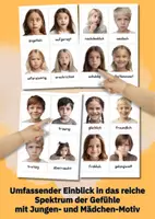 Vorschau - Arbeitsblätter - Gefühlskarten für Kinder – 32 Emotionen erkennen und benennen mit realistischen Kindermotiven - Seite 2