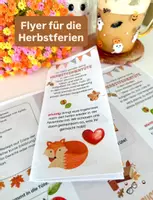 Vorschau - Arbeitsblätter - Broschüre mit Aufgaben für die Herbstferien - Deckblatt