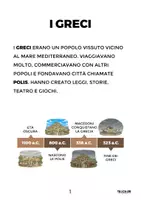 anteprima - Esercizi - Storia Facile - I Greci - Pagina 1
