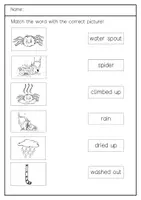 Vorschau - Arbeitsblätter - Itsy Bitsy Spider Flashcards und Arbeitsblätter - Seite 2