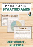 Vorschau - Unterrichtsreihen - Gesamtpaket - Zeitungsprojekt - UPP / Lehrprobe / Staatsexamen - Seite 1