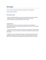 Vorschau - Arbeitsblätter - Klausur: Evolution, molekulare Konvergenz - Deckblatt