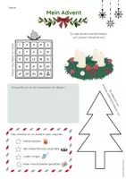 Vorschau - Arbeitsblätter - Elementarpädagogik: Advents- und Weihnachtszeit Portfolio - Seite 1