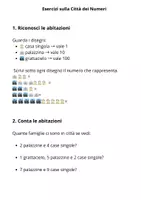 anteprima - Esercizi - la città dei numeri - Pagina 1